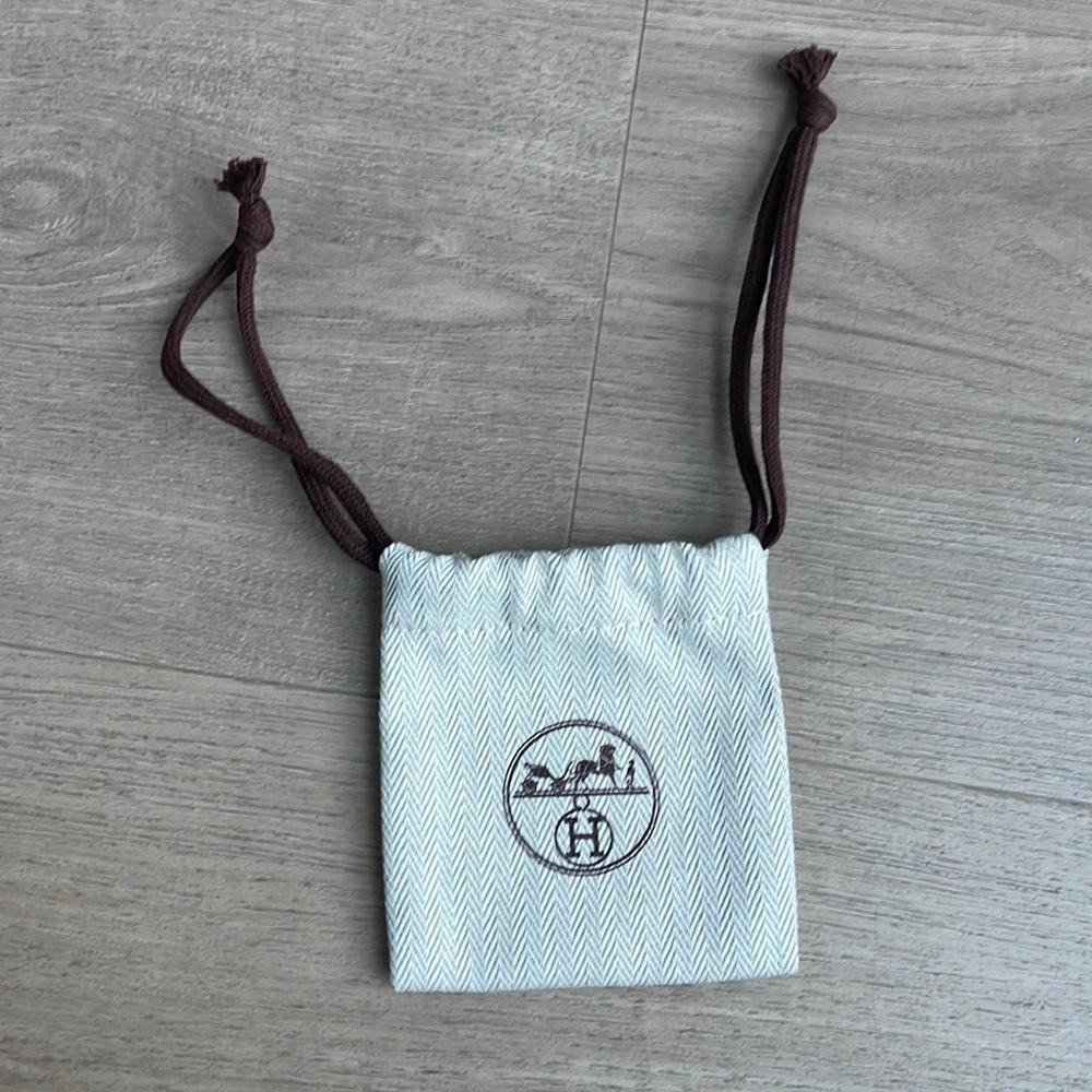 HERMES DRAW STRING POUCH
